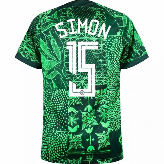 Moses Simon 15-  Nigeria 2022/2023 Season Retro Jersey Trikot Maillot