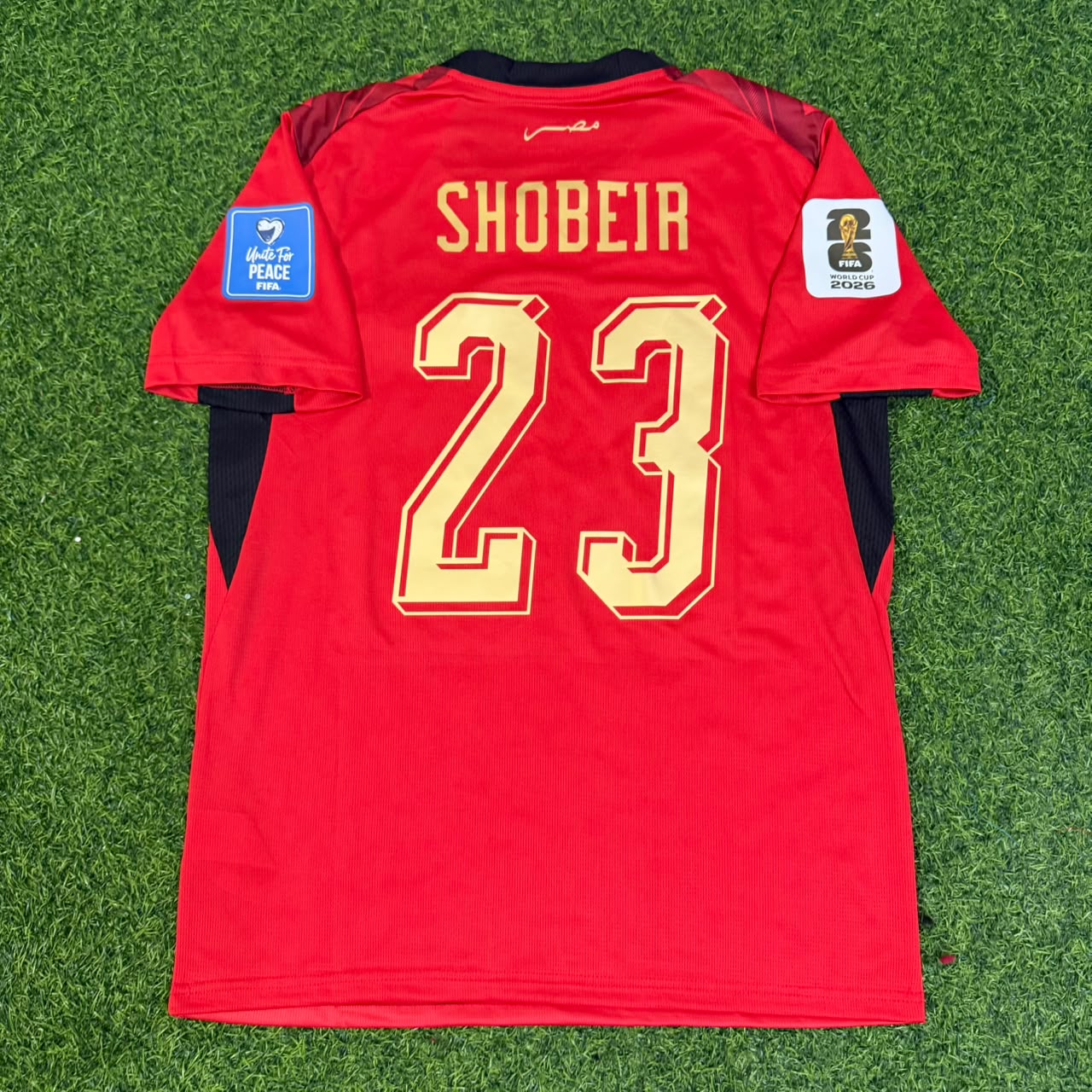 Mostafa Ahmed Shobeir Egypt 2026 World Cup Home Football Jersey