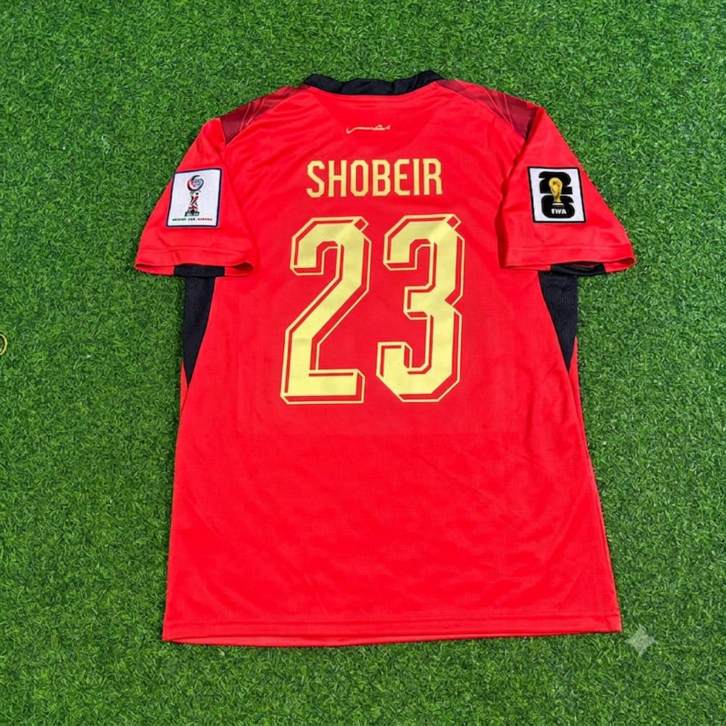 Mostafa Ahmed Shobeir Egypt 2026 World Cup Home Football Jersey