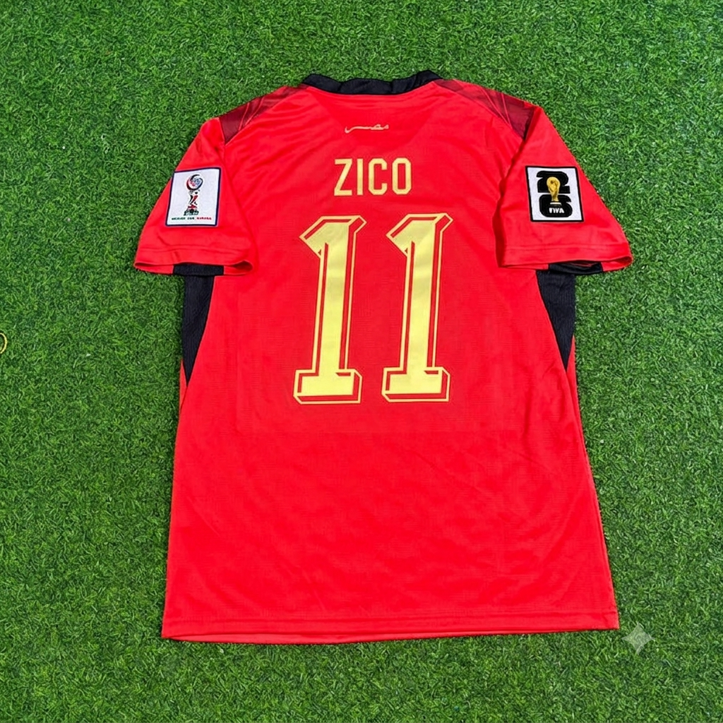 Mostafa Mohamed Zaki Abdelraouf Egypt 2026 World Cup Home Football Jersey