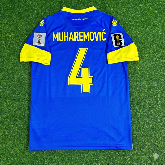 Tarik Muharemović Bosnia and Herzegovina 2026 World Cup Home Football Jersey