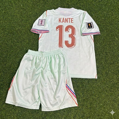 Maillot de foot extérieur enfant N'Golo Kanté #13 France Coupe du Monde 2026