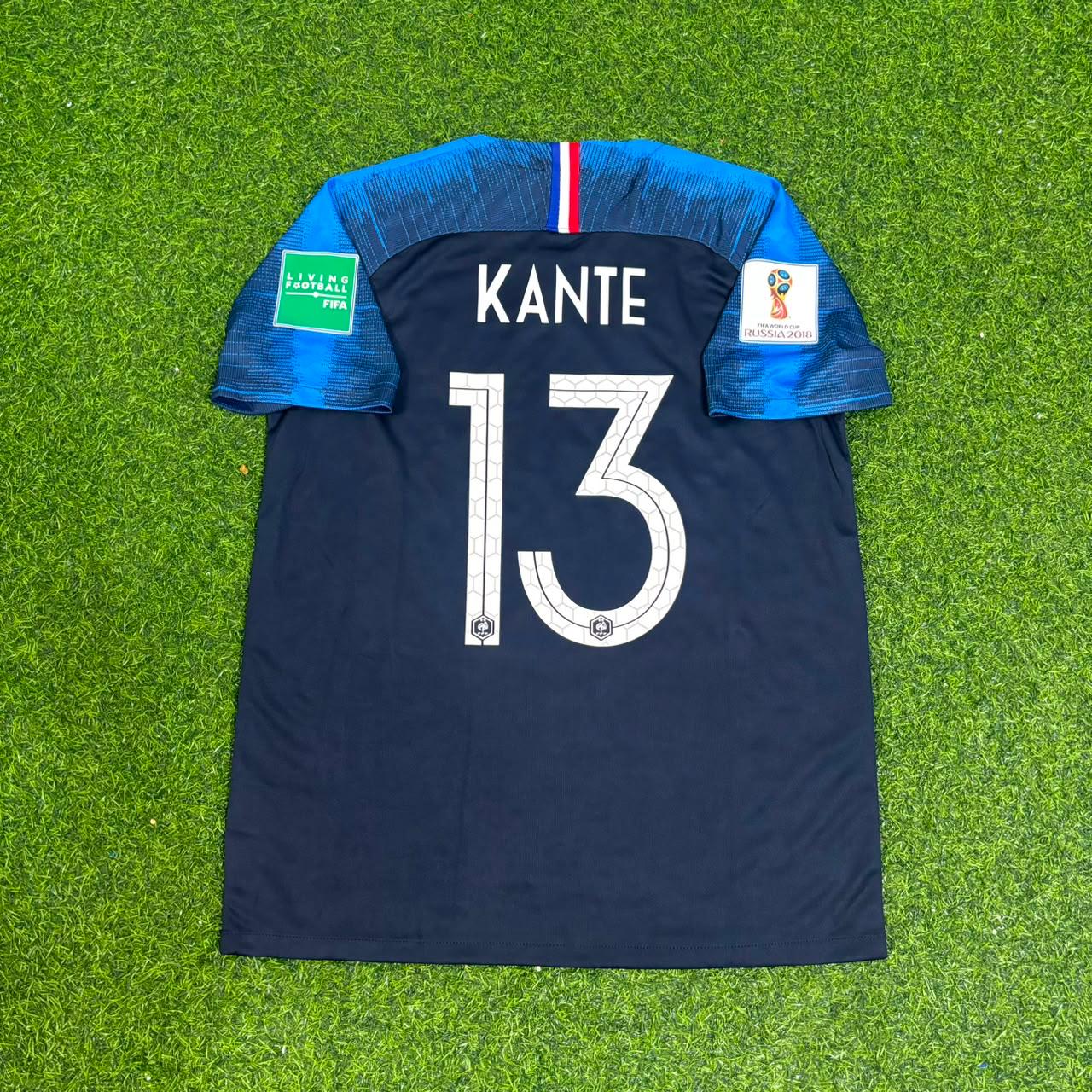 N'Golo Kanté 13 France 2018 World Cup Final Retro Jersey Maillot Trikot Soccer Shirt