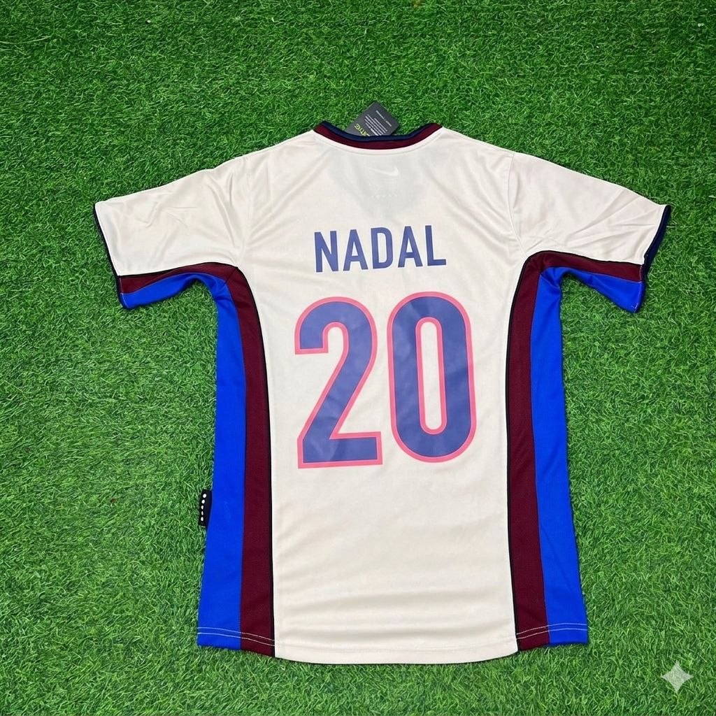 Miguel Angel Nadal Barcelona 98/99 Retro Jersey Maillot Trikot Maglia