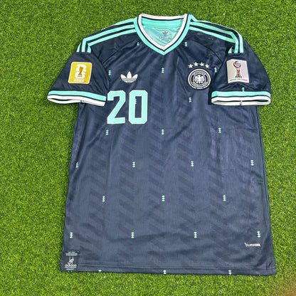 Nadiem Amiri Germany 2026 World Cup Blue Away Football Jersey