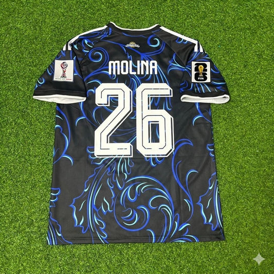 Nahuel Molina #26 Argentina 2026 World Cup New Season Football Jersey Kit