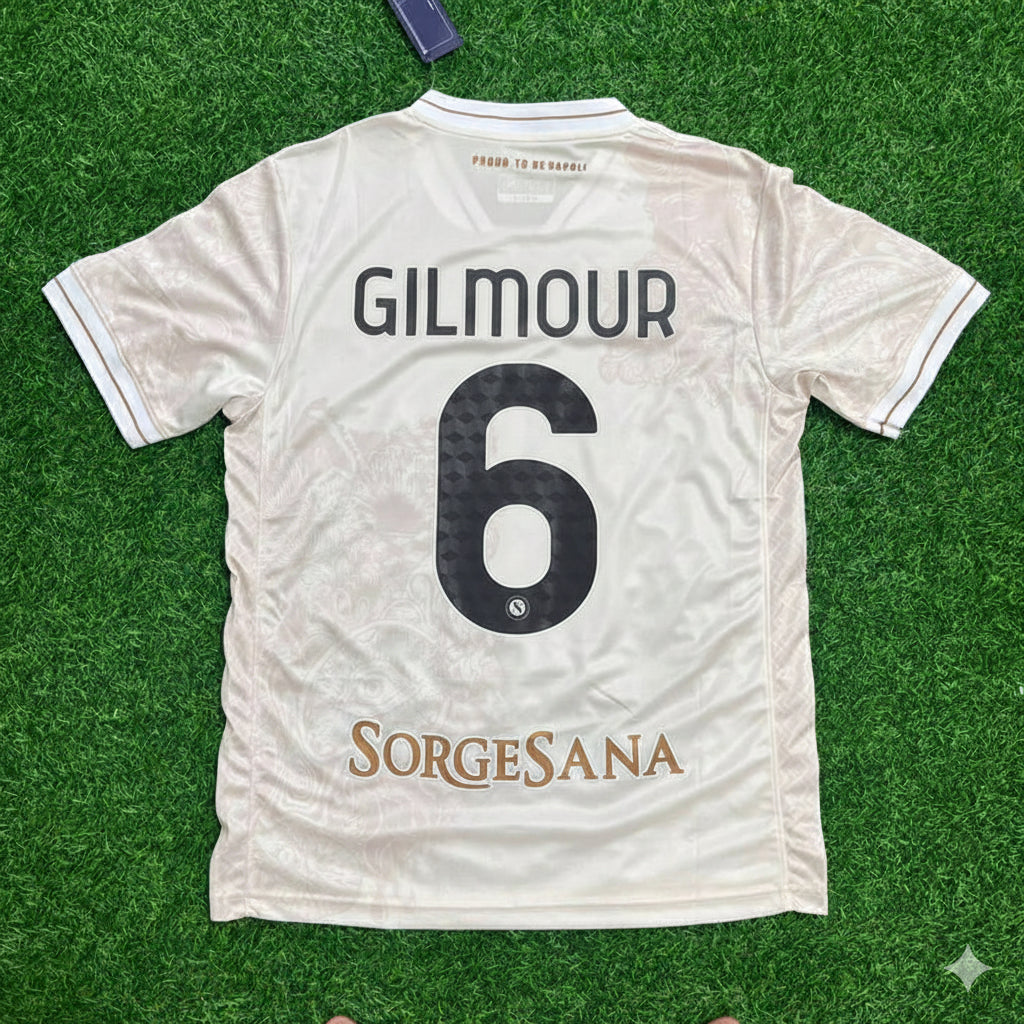 Billy Gilmour Napoli New Season Jersey Trikot Maillot Soccer Shirt