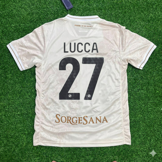 Lorenzo Lucca Napoli New Season Jersey Trikot Maillot Soccer Shirt