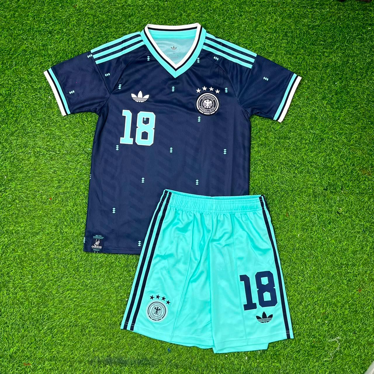 Nathaniel Brown #18 Deutschland 2026 Weltmeisterschaft Heim Kinder Fußballtrikot