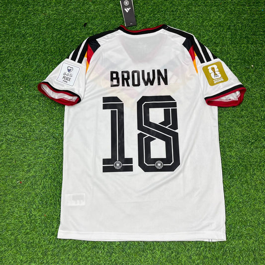Nathaniel Brown #18 Germany 2026 World Cup Home Jersey Trikot Maillot