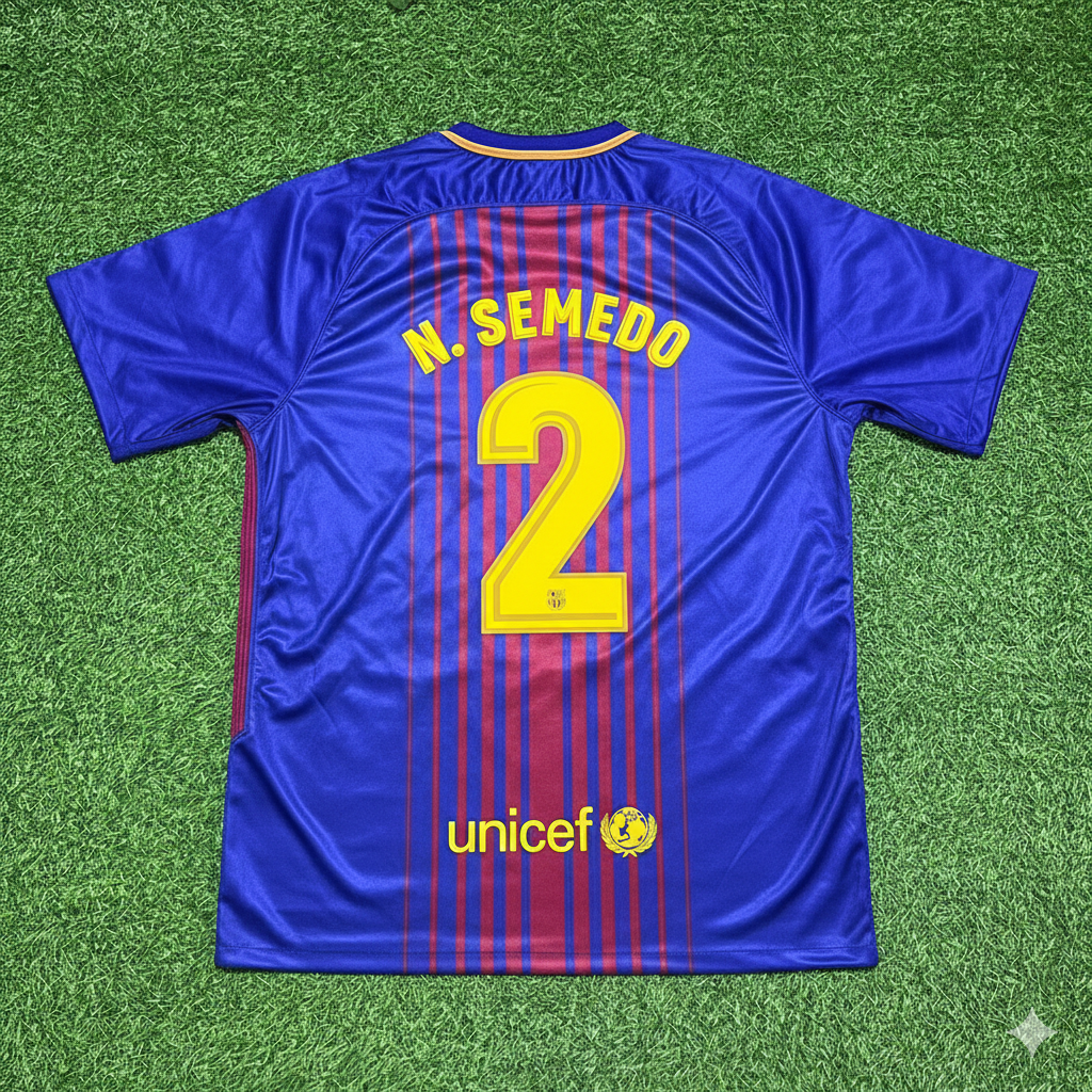 Maillot de football de Nelson Semedo n°2 - FC Barcelone, saison 2017/2018