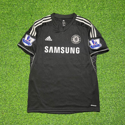 Nemanja Matic Chelsea 2013-14 Black Retro Football Jersey Kit