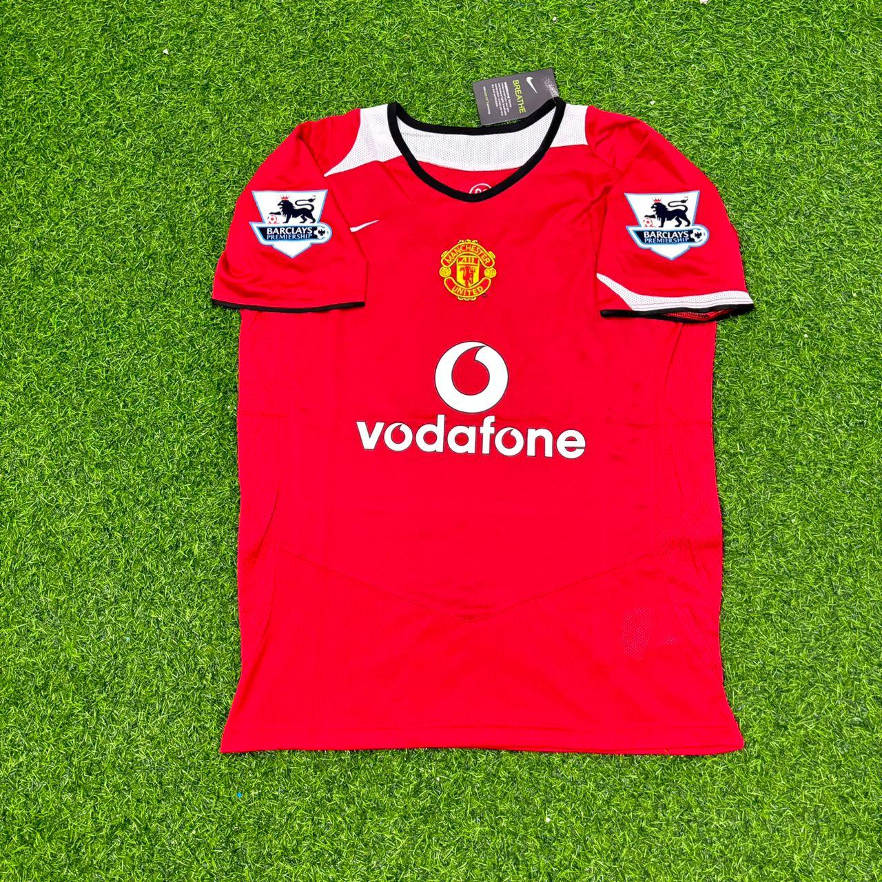 Nemanja Vidić Manchester United 2005/2006 Retro Football Jersey