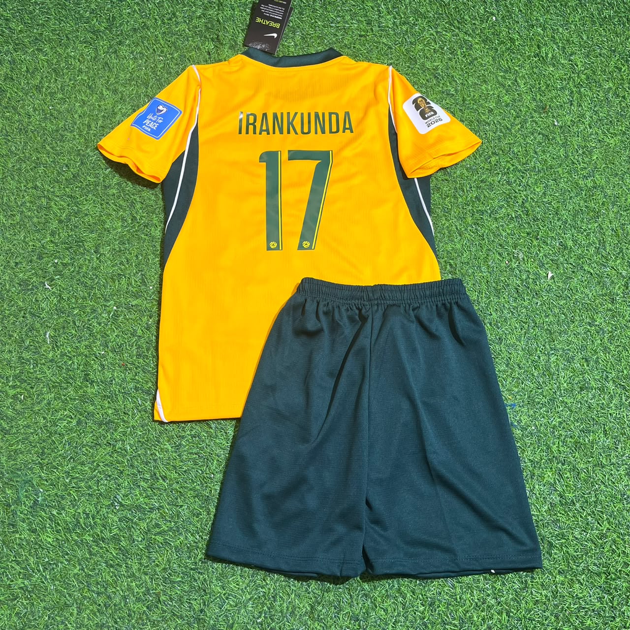 Nestory Irankunda Australia 2026 World Cup Kids Football Jersey