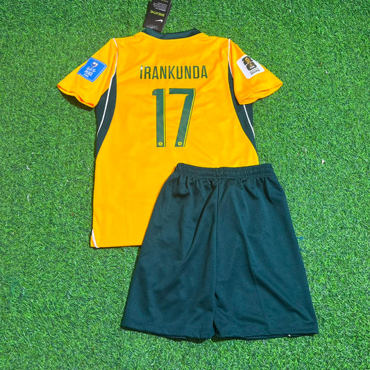 Nestory Irankunda Australia 2026 World Cup Kids Football Jersey