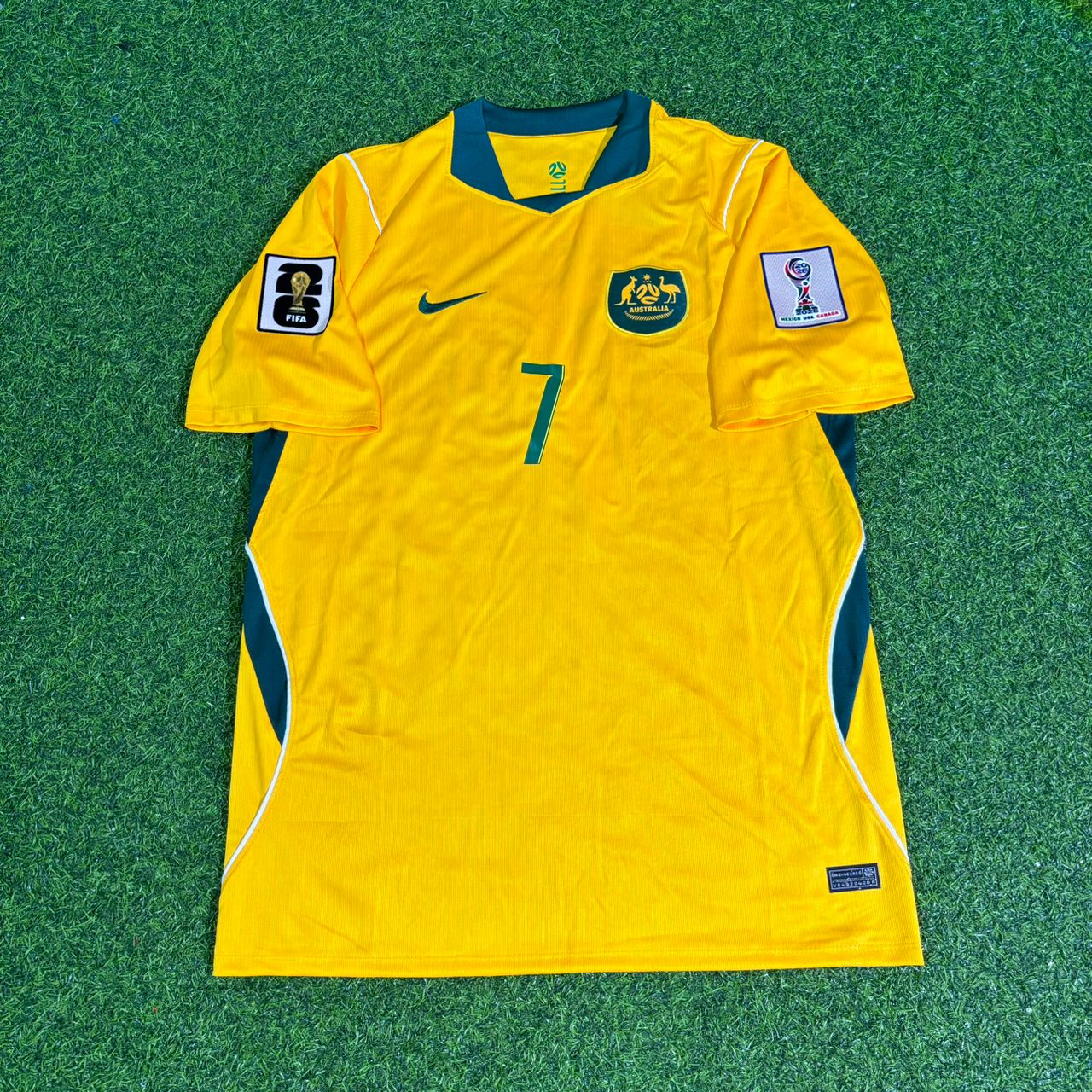 Maillot de football Nestory Irankunda Australie Coupe du Monde 2026
