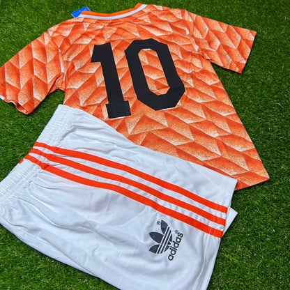 Ruud Gullit Netherlands 1988 Home Kids Kit – Jersey for Children – | KinderTrikot | Maillot Enfant Soccer Shirt