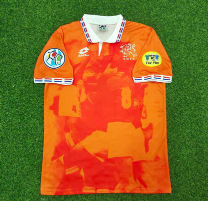 Netherlands EURO 1996 Home Retro Football Jersey