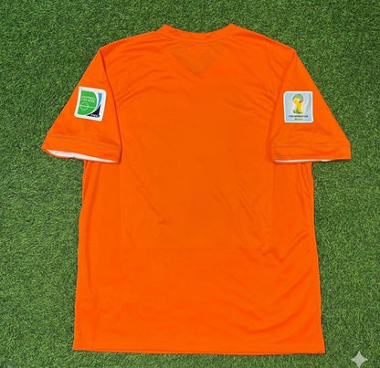 Netherlands 2014 World Cup Home Football Jersey