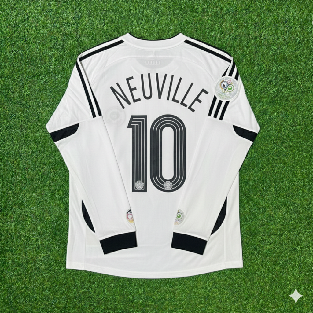 Oliver Neuville Germany 2006 World Cup Long Sleeve White Football Jersey