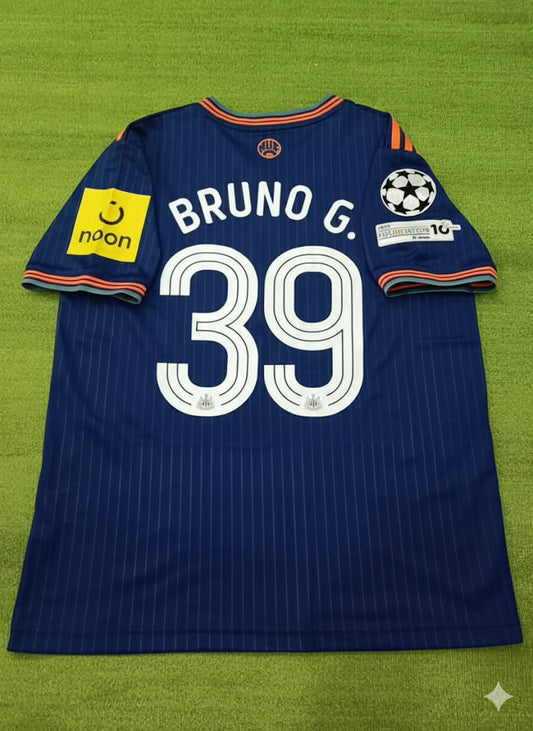 Bruno Guimarães Newcastle United Away New Season 2026 Jersey Trikot Maillot Soccer Shirt
