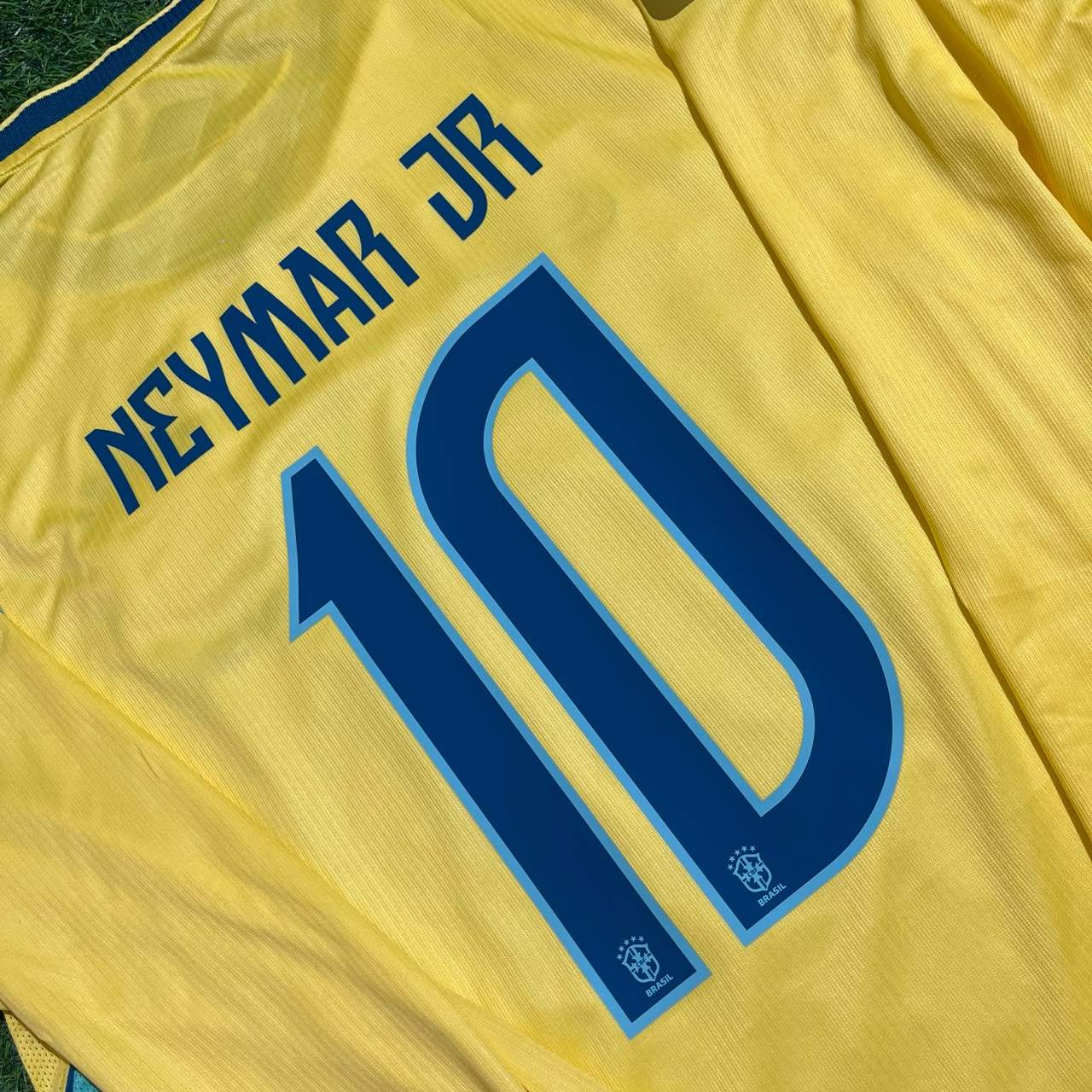 Neymar Jr #10 Brazil 2026 World Cup Long Sleeve Home Yellow Jersey Trikot