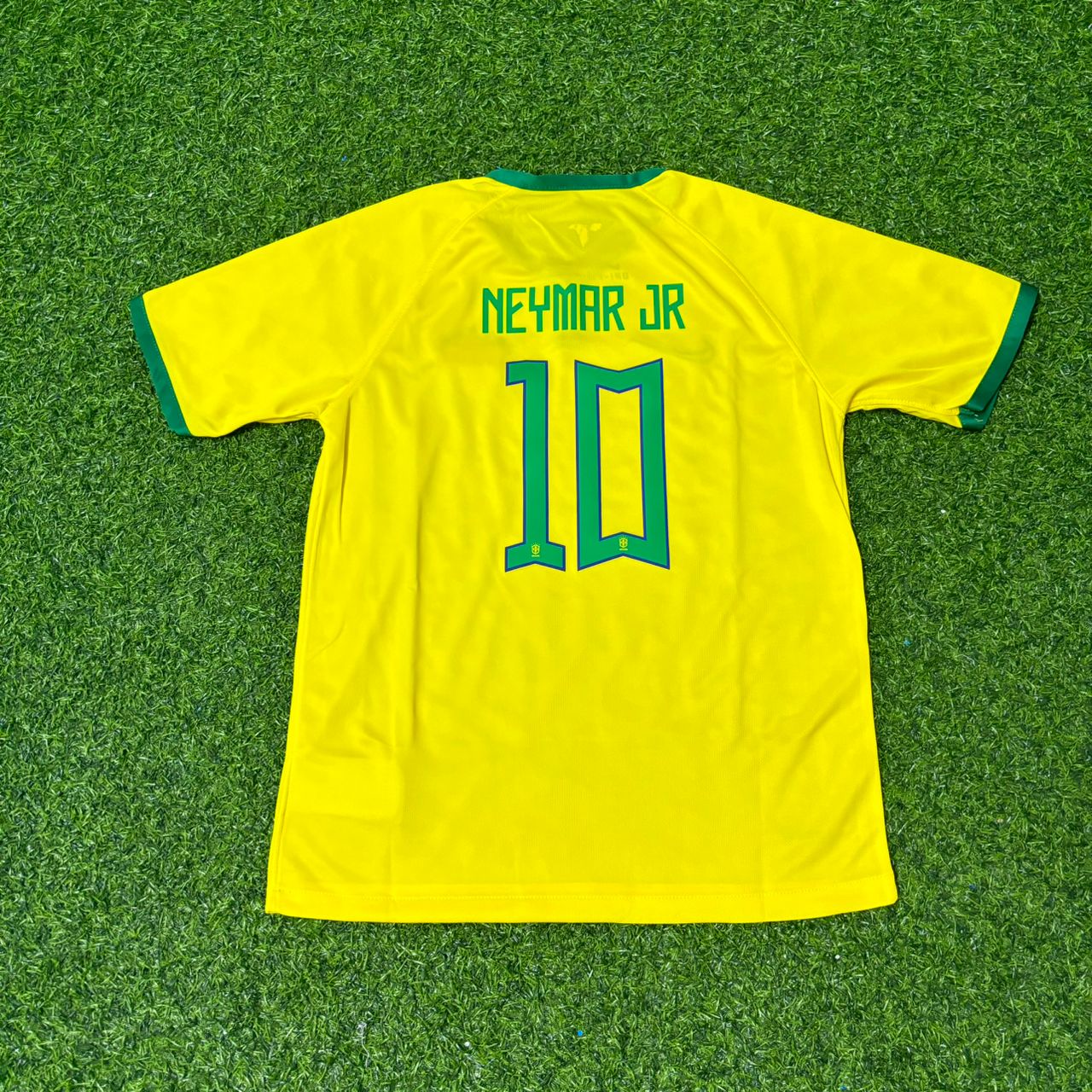 Neymar Jr #10 Brazil Retro Football Jersey