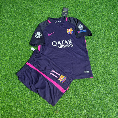 Neymar Jr Barcelona 2014/2015 Champions League Kids Football Jersey