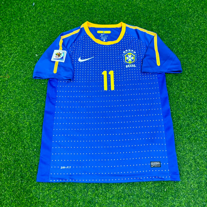 Neymar Jr. Brasilien WM 2010 Retro-Trikot in Blau