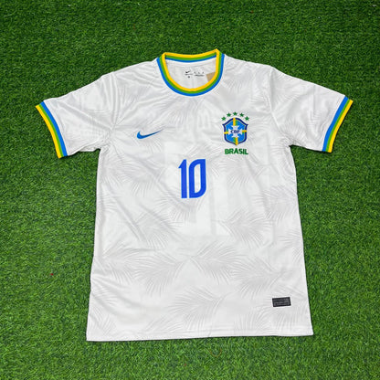 Neymar Jr Brazil 2026 White Football Jersey