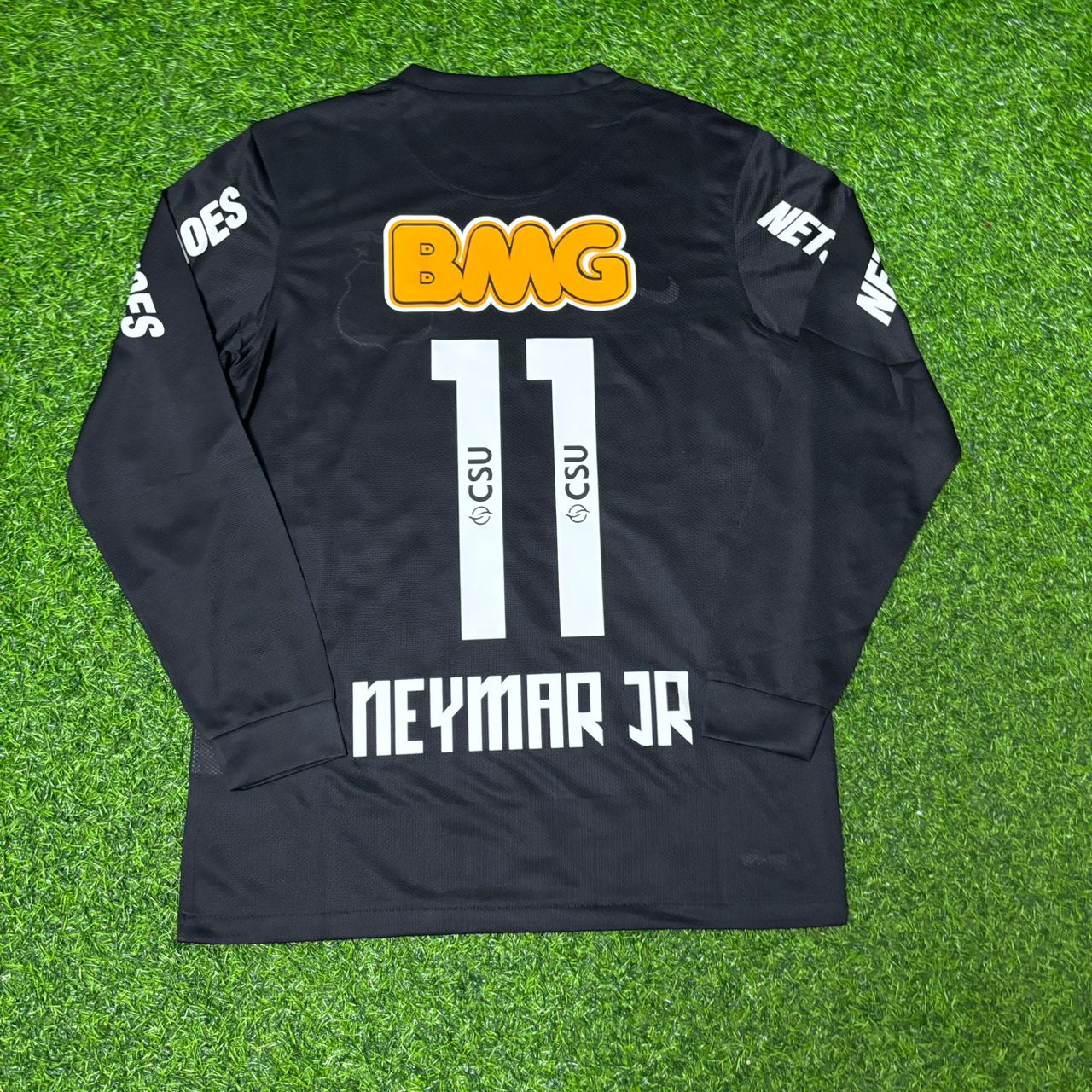サントスFC NEYMAR JR ジャージ 11番 黒 neymar-jr-santos-black-long-
