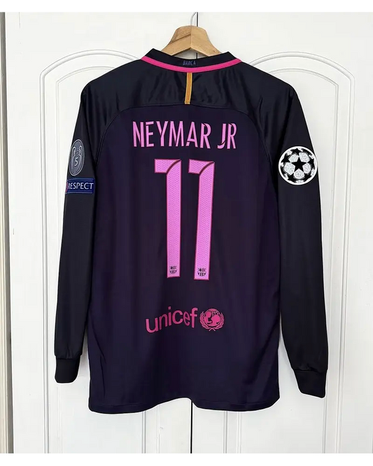 14/15 Neymar Jr. Barcelona Retro-Trikot Maillot Trikot Maglia