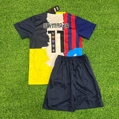 Neymar JR 11 Combo All Teams Special Kids Jersey KinderTrikot Maillot Enfant Soccer Shirt