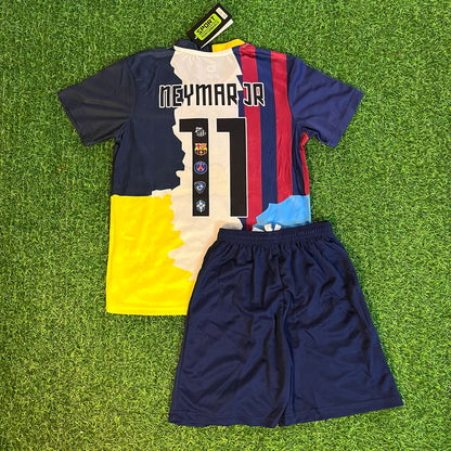 Neymar JR 11 Combo All Teams Special Kids Jersey KinderTrikot Maillot Enfant Soccer Shirt