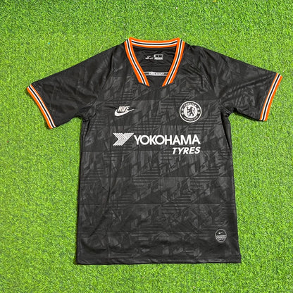 N’golo Kante 7- Chelsea 2019/2020 Away Black Retro Football Jersey Kit