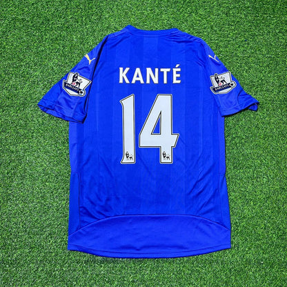 N'Golo Kanté Leicester City 2015/16 Premier League Retro-Trikot