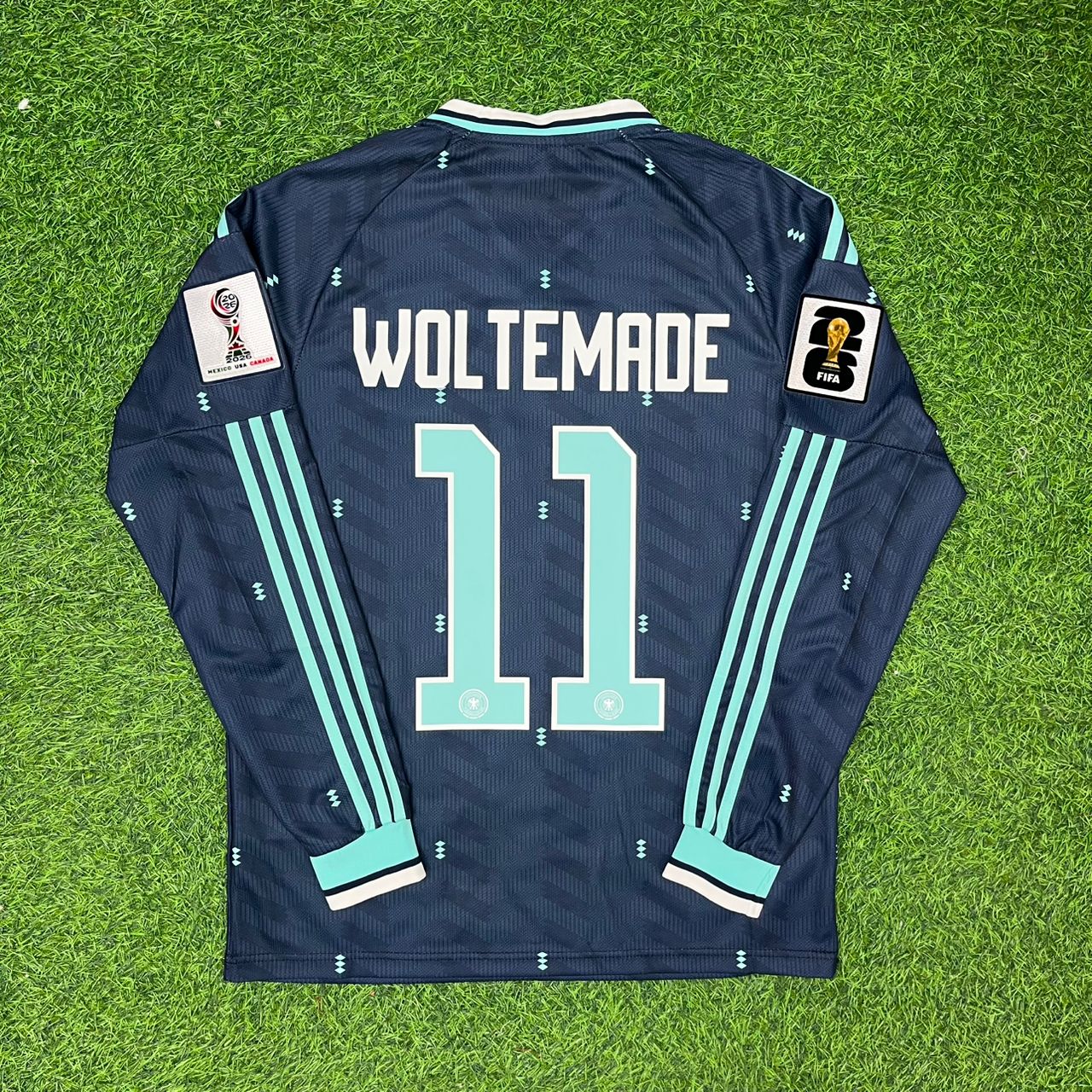 Nick Woltemade Germany 2026 World Cup Away Long Sleeve Football Jersey