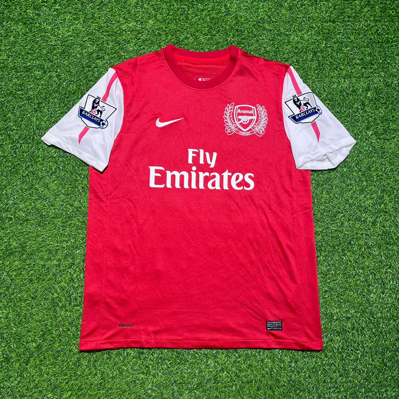 Nicklas Bendtner LORD Arsenal 2010-2011  Retro Kit Jersey Trikot Maglia Soccer Shirt