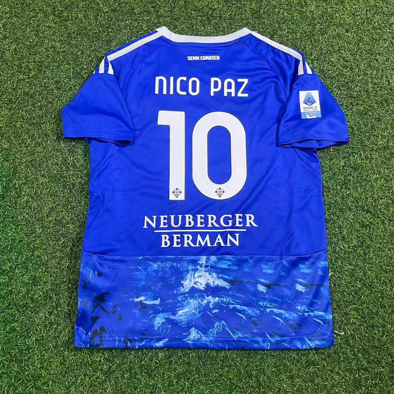 Nico Paz Como Kids 2026 New Season Football Jersey