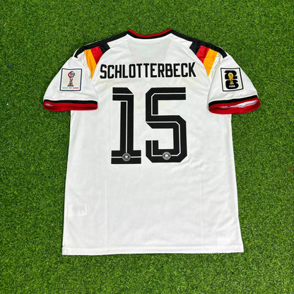 Nico Schlotterbeck Germany 2026 World Cup Home Jersey Trikot Maillot