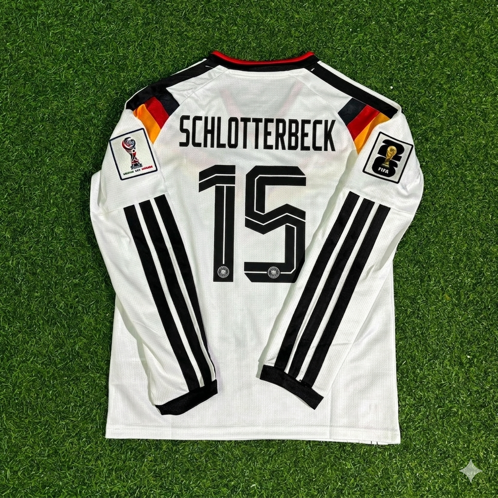 Nico Schlotterbeck #15 Deutschland 2026 WM Langarm Heimtrikot