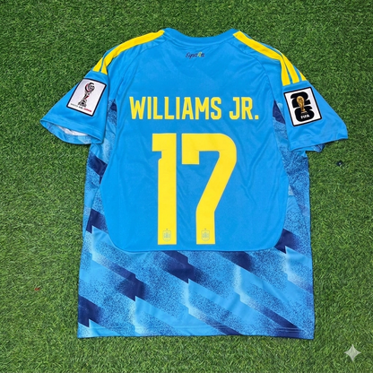 Nico Williams #17 Spain 2026 World Cup Blue Special Football Jersey