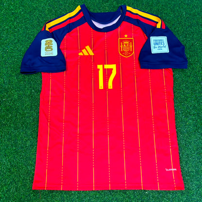 Williams Jr. Spain 2026 World Cup Home Football Jersey