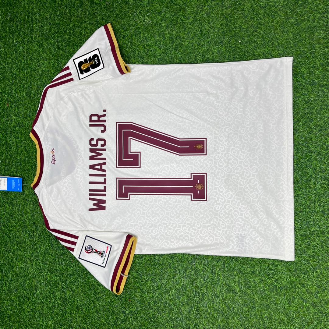 Nico Williams Spain 2026 World Cup Kids Away Football Jersey