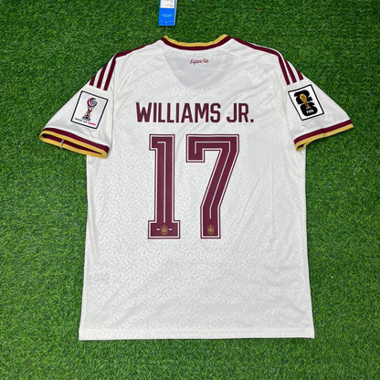 Nico Williams Spain 2026 World Cup Kids Away Football Jersey