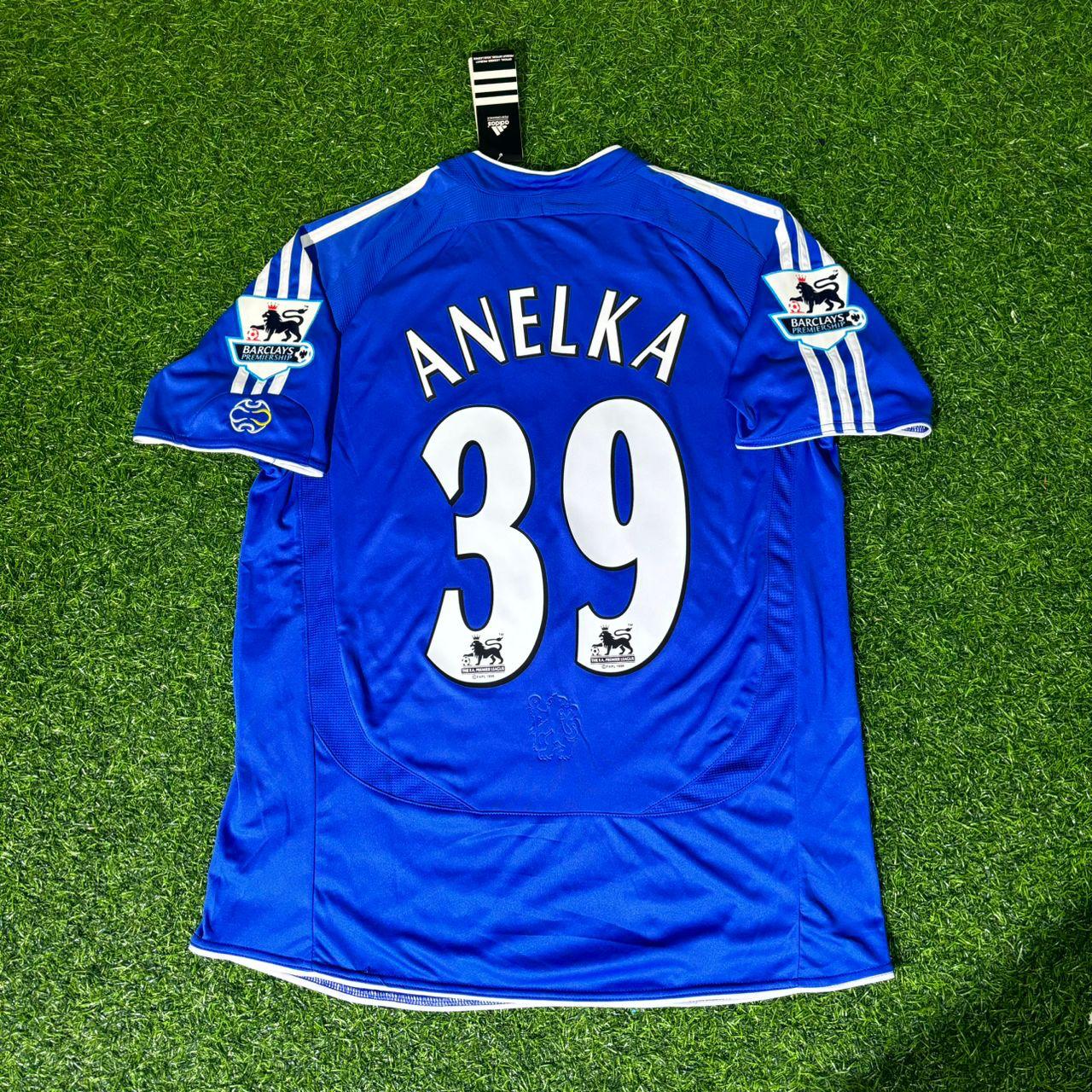 Nicolas Anelka – Chelsea 2006–2008 Season Retro Kit Jersey – | Trikot | Maillot Soccer Shirt