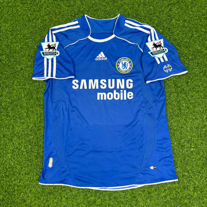 Nicolas Anelka – Chelsea 2006–2008 Season Retro Kit Jersey – | Trikot | Maillot Soccer Shirt