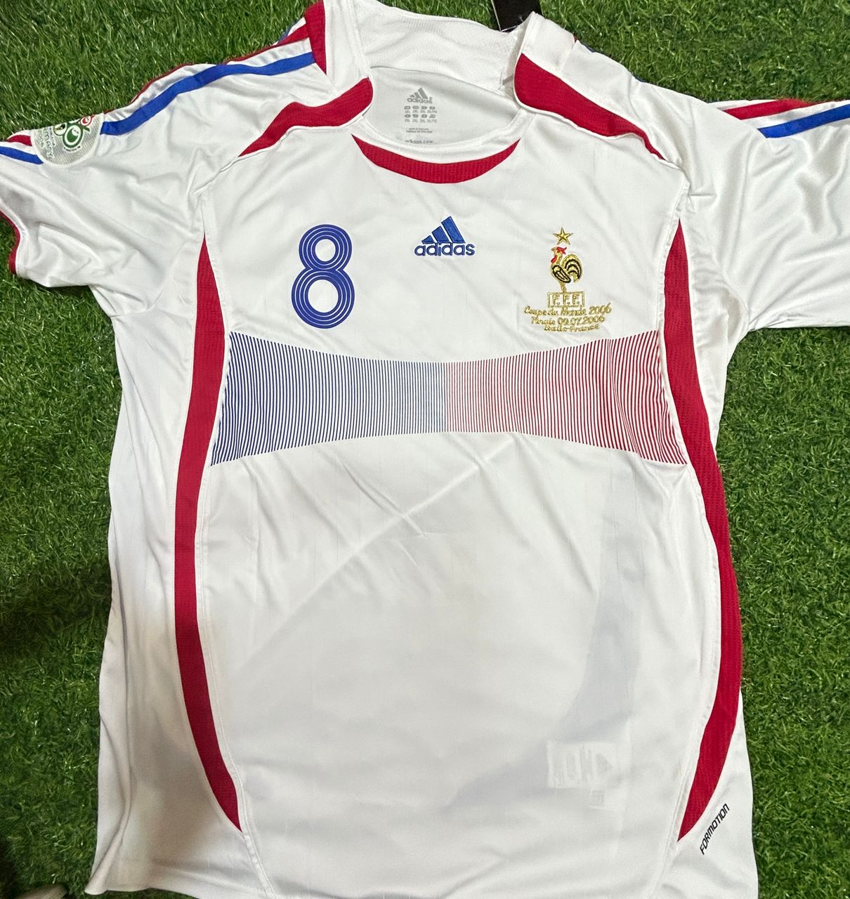 Nicolas Anelka France 2006 World Cup Final White Retro Kit – | Trikot | Maillot