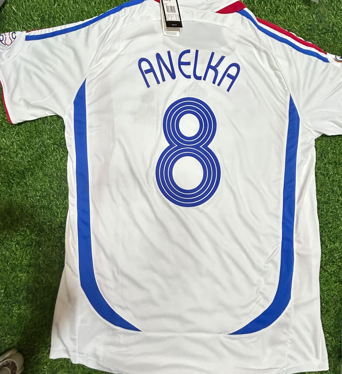 Nicolas Anelka France 2006 World Cup Final White Retro Kit – | Trikot | Maillot