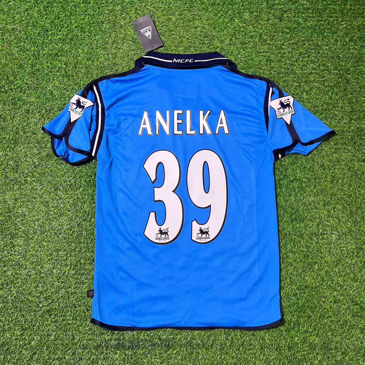 Nicolas Anelka Manchester City 2002–2003 Retro Football Jersey